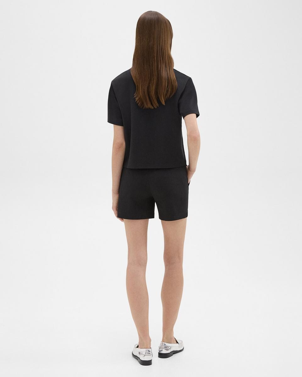 Waist Tab Short in Good Linen