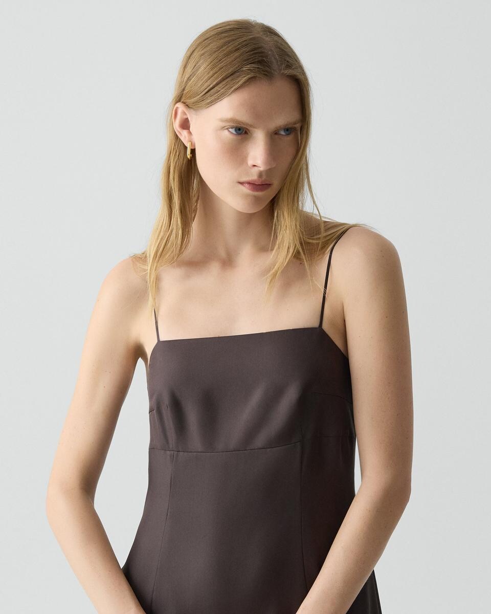 Parachute Dress in Mod Silk Twill