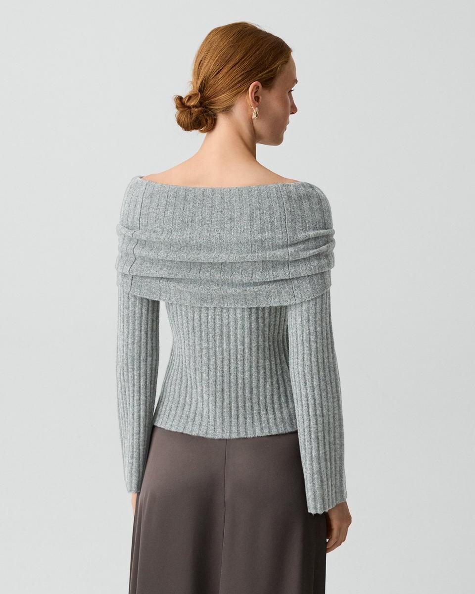 Bell Sleeve Sweater in Astor Wool