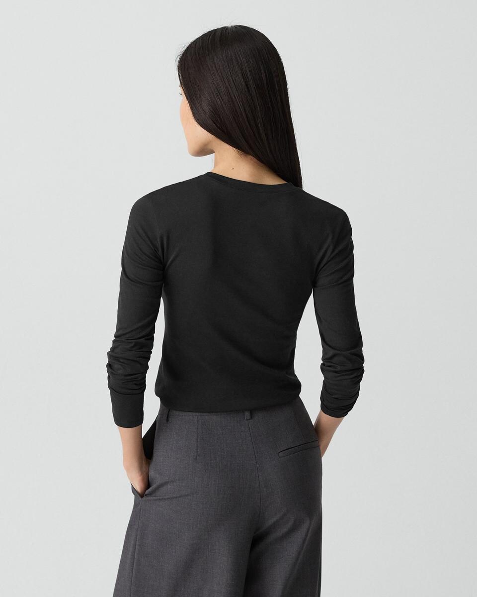 Tiny Long-Sleeve Tee in Organic Cotton