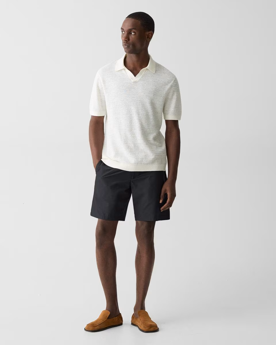 Drawstring Short in Cotton-Blend