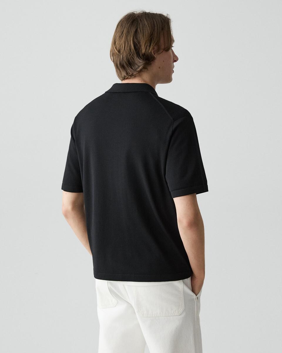 Relaxed Polo Shirt in Regal Wool