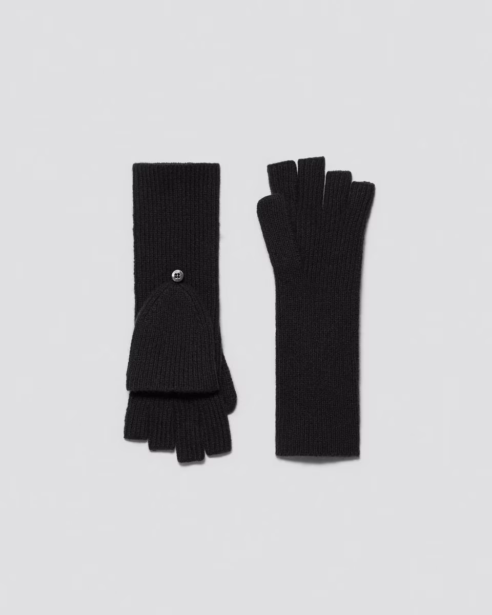 Fold-Back Gloves in Cashmere