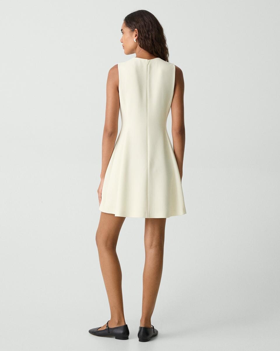 A-Line Mini Dress in Admiral Crepe
