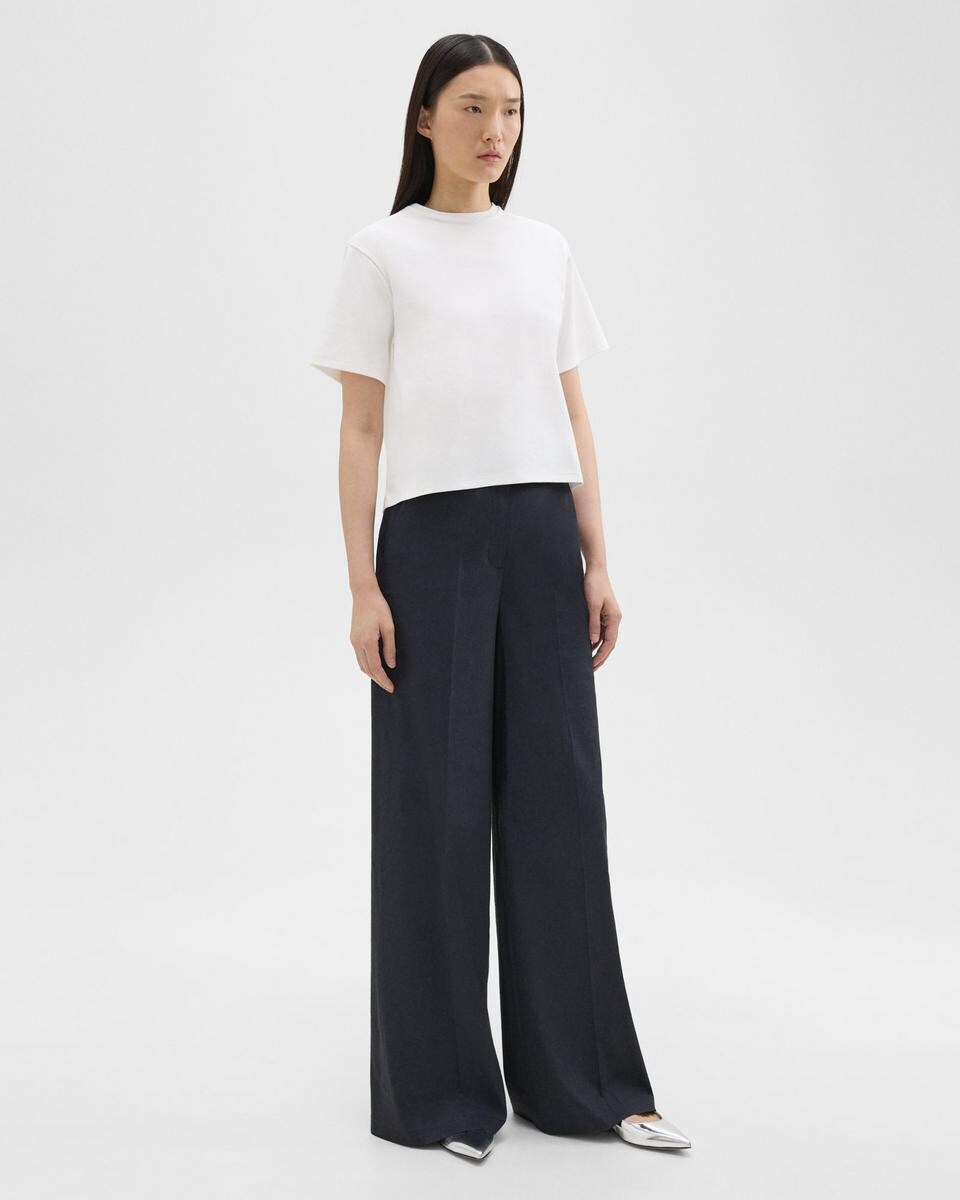 High-Waist Wide-Leg Pant in Good Linen