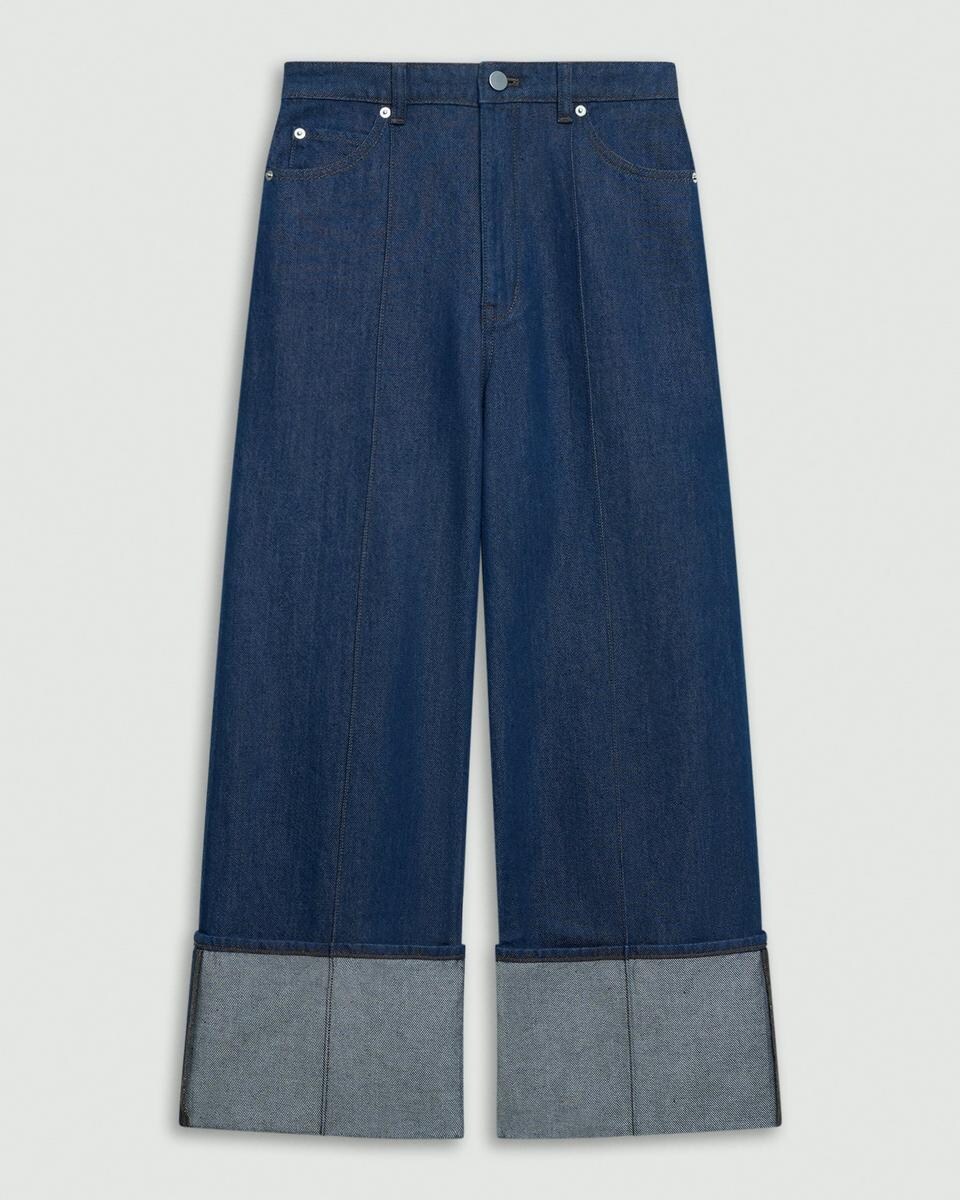 Cuffed Pant in Relaxed Denim
