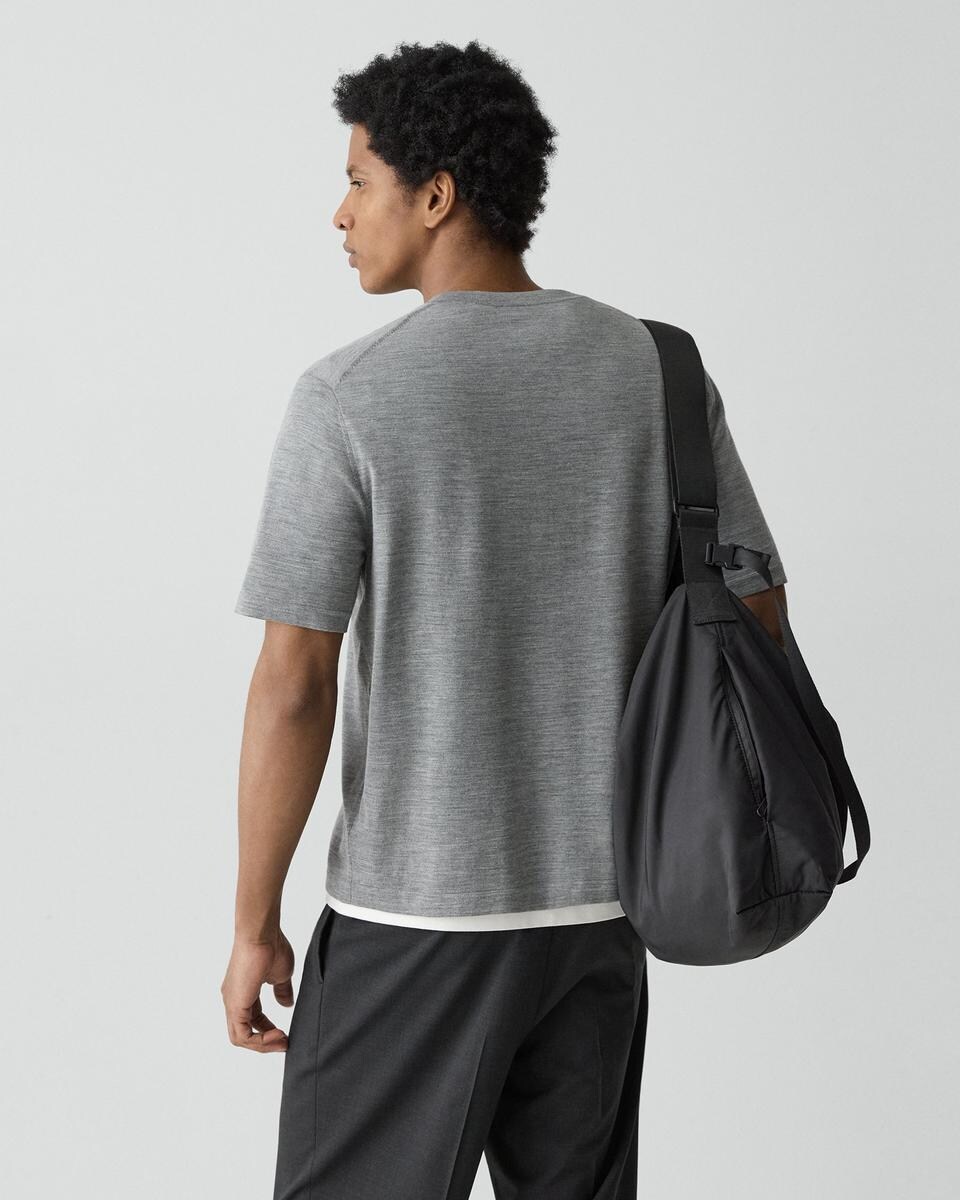 Relaxed Sweater Tee in Regal Wool