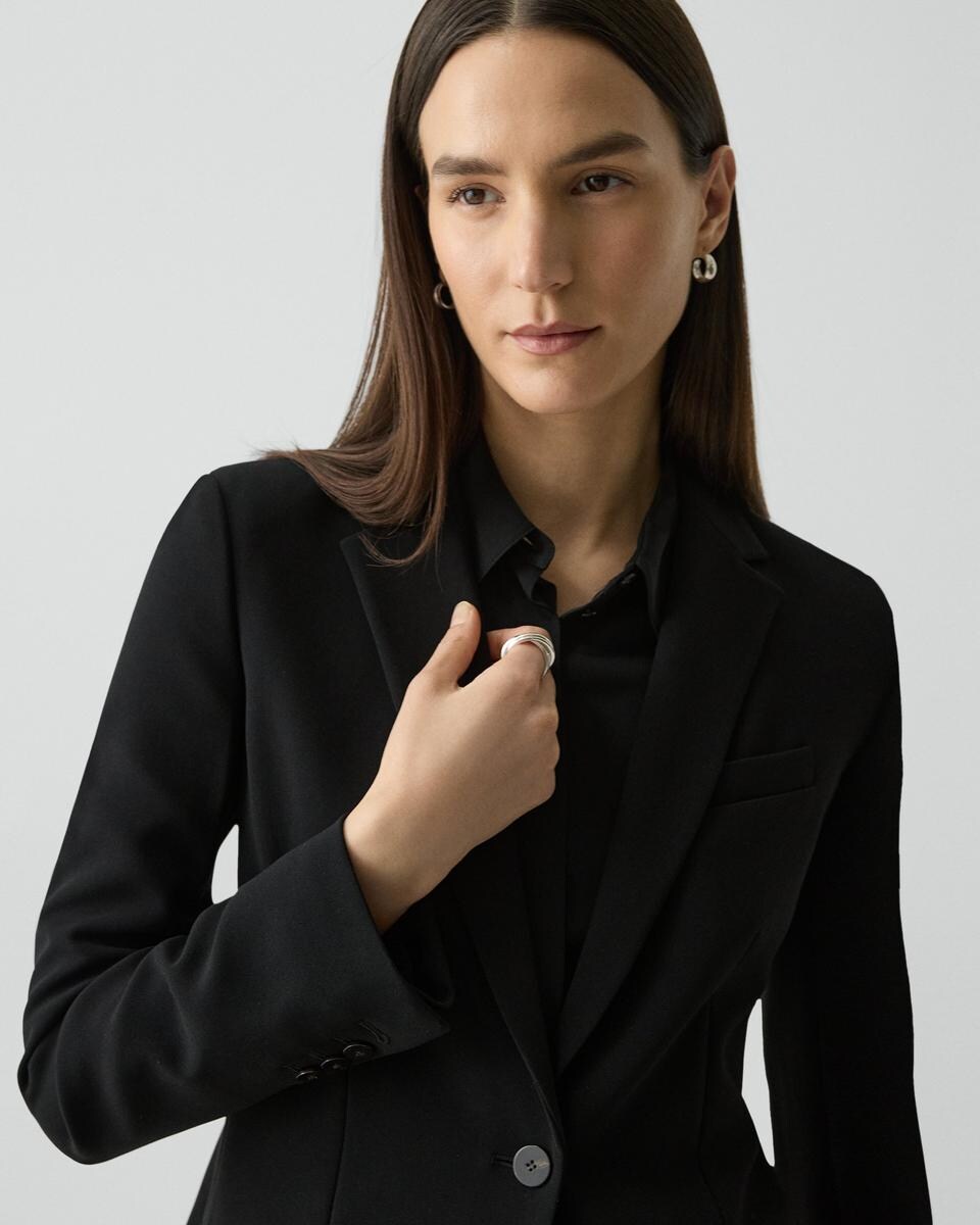 Staple Blazer in Admiral Crepe