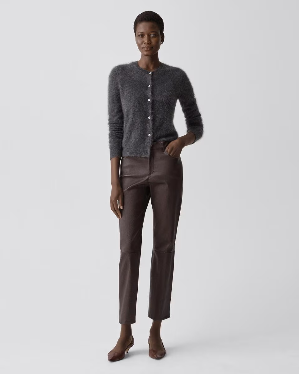 5-Pocket Pant in Glossed Leather