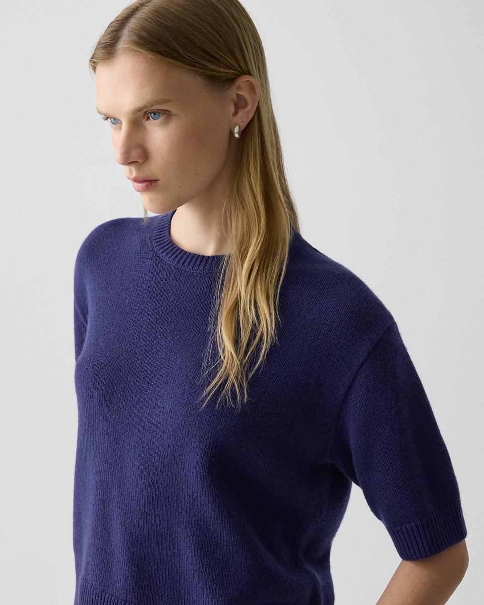 Cropped Tee in Cashmere