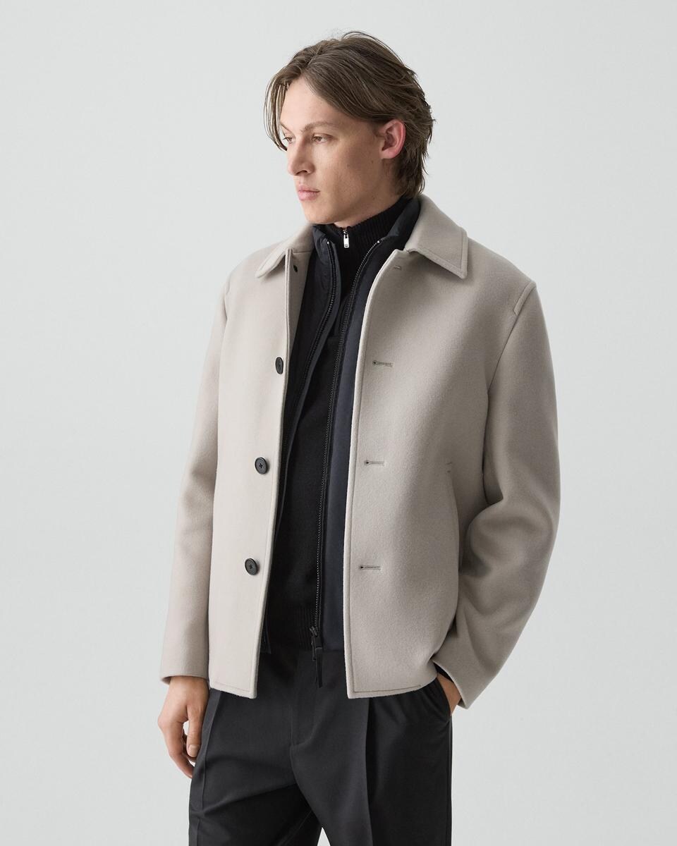 Peacoat in Plush Melton