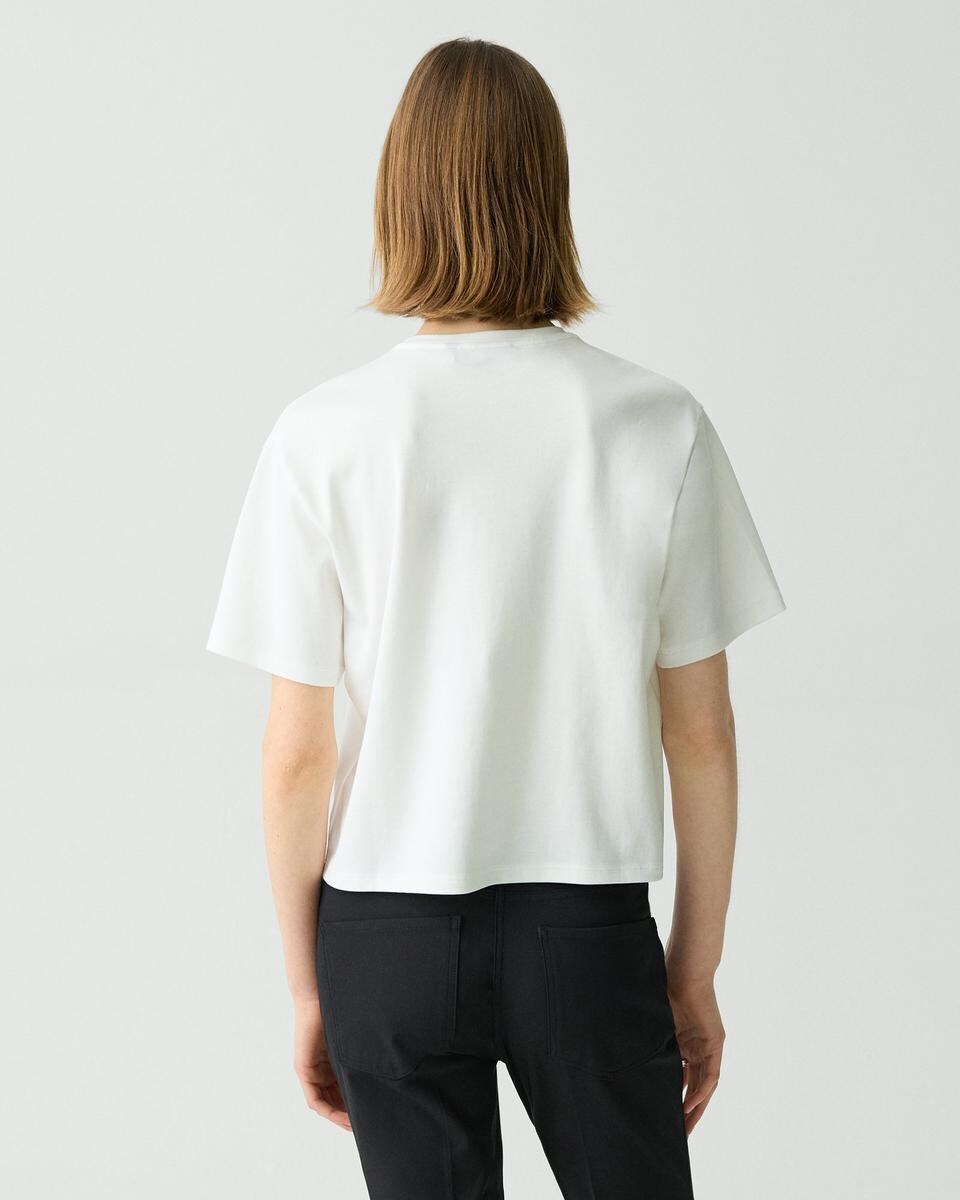 Boxy Tee in Cotton Jersey