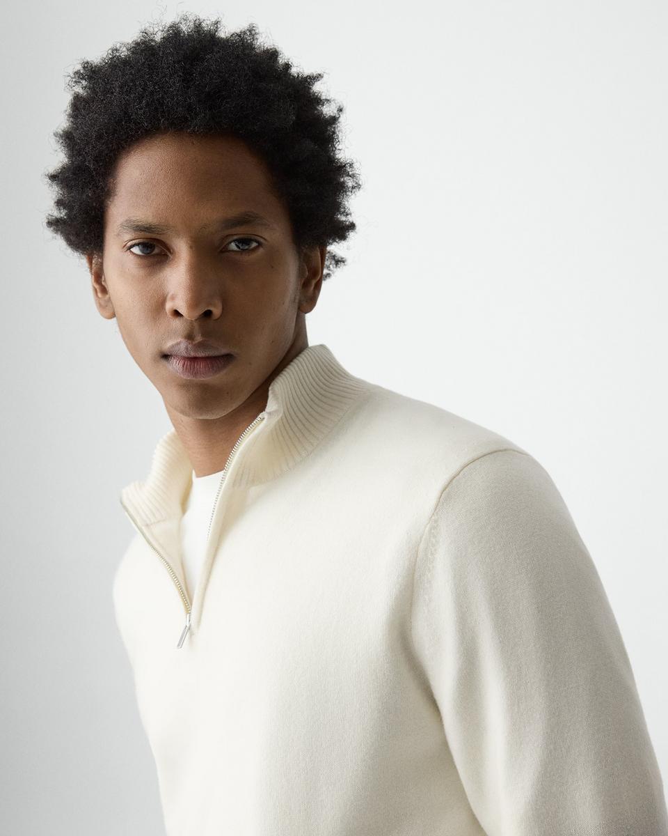 Hilles Quarter-Zip Sweater in Cashmere