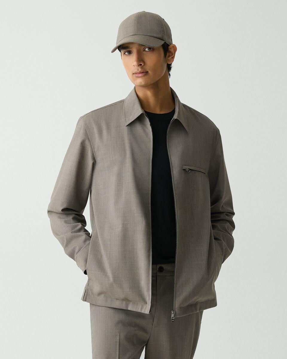 Shirt Jacket in Motion Wool