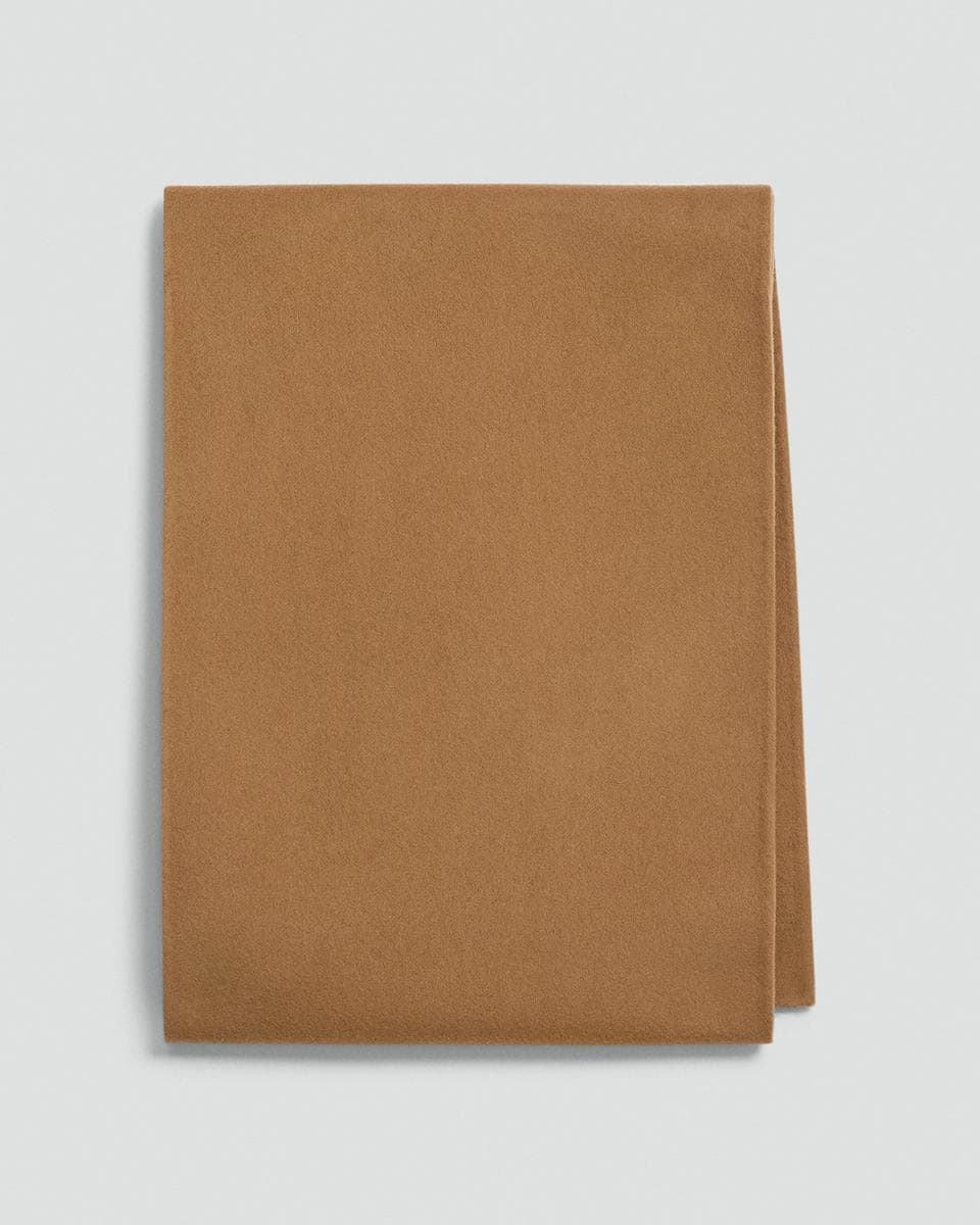 Stole in Double-Face Wool-Cashmere