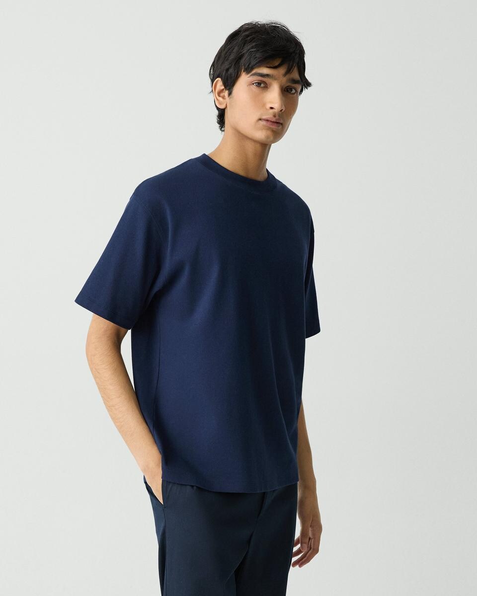 Relaxed Tee in Cotton Jersey