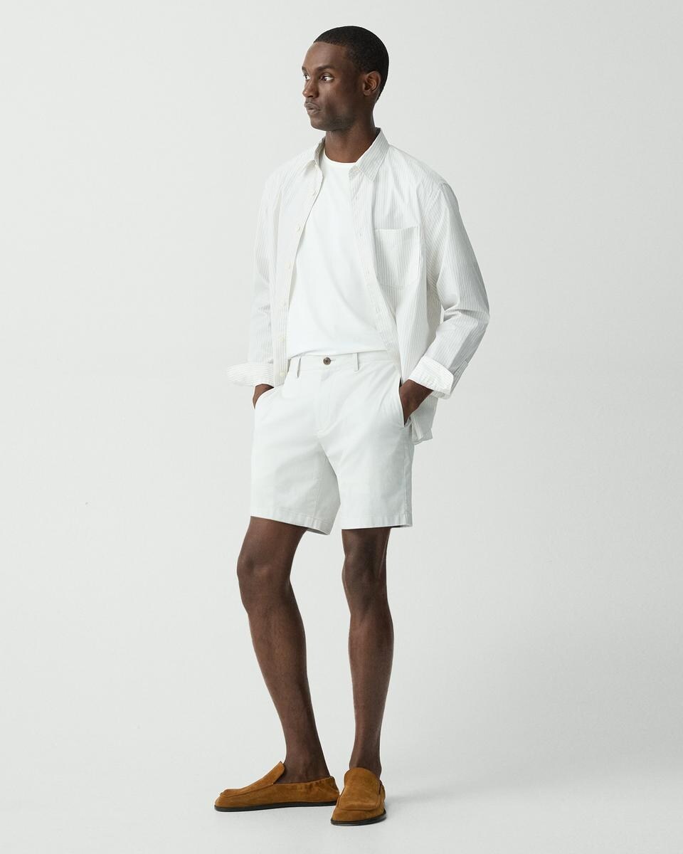 Zaine Short in Stretch Cotton