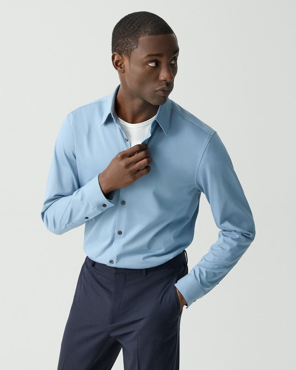 Sylvain Shirt in Structure Knit