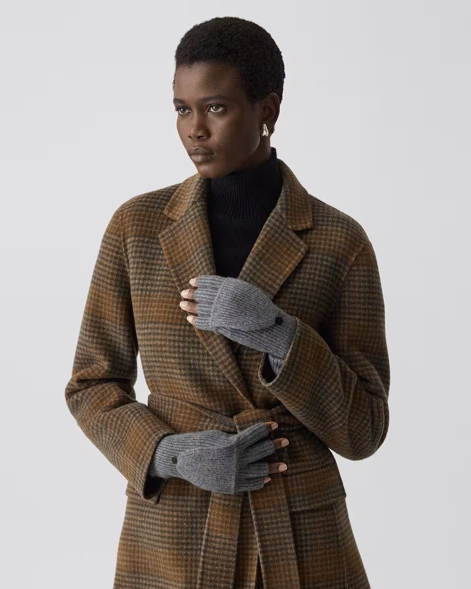 Fold-Back Gloves in Cashmere