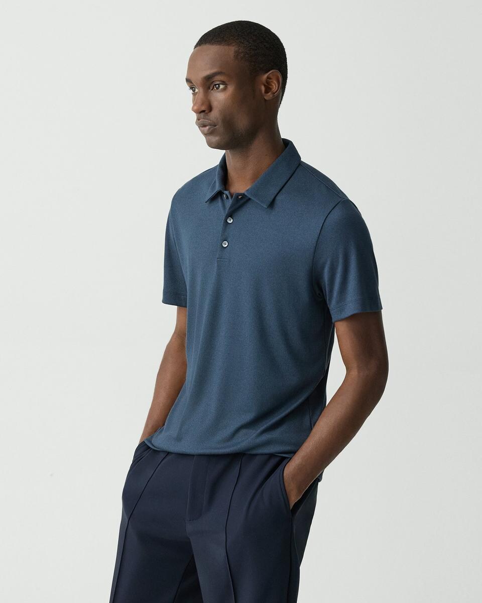 Bron Polo Shirt in Anemone Modal Jersey