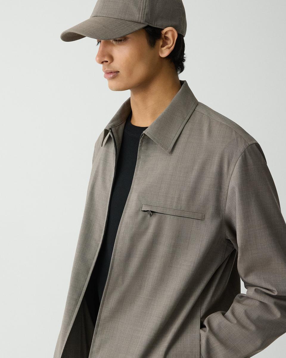 Shirt Jacket in Motion Wool