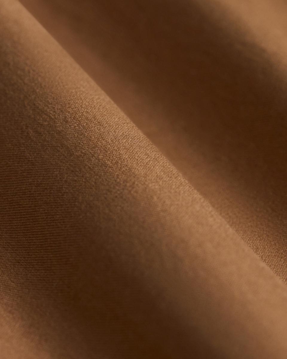 Cropped Barrel Pant in Cotton Twill