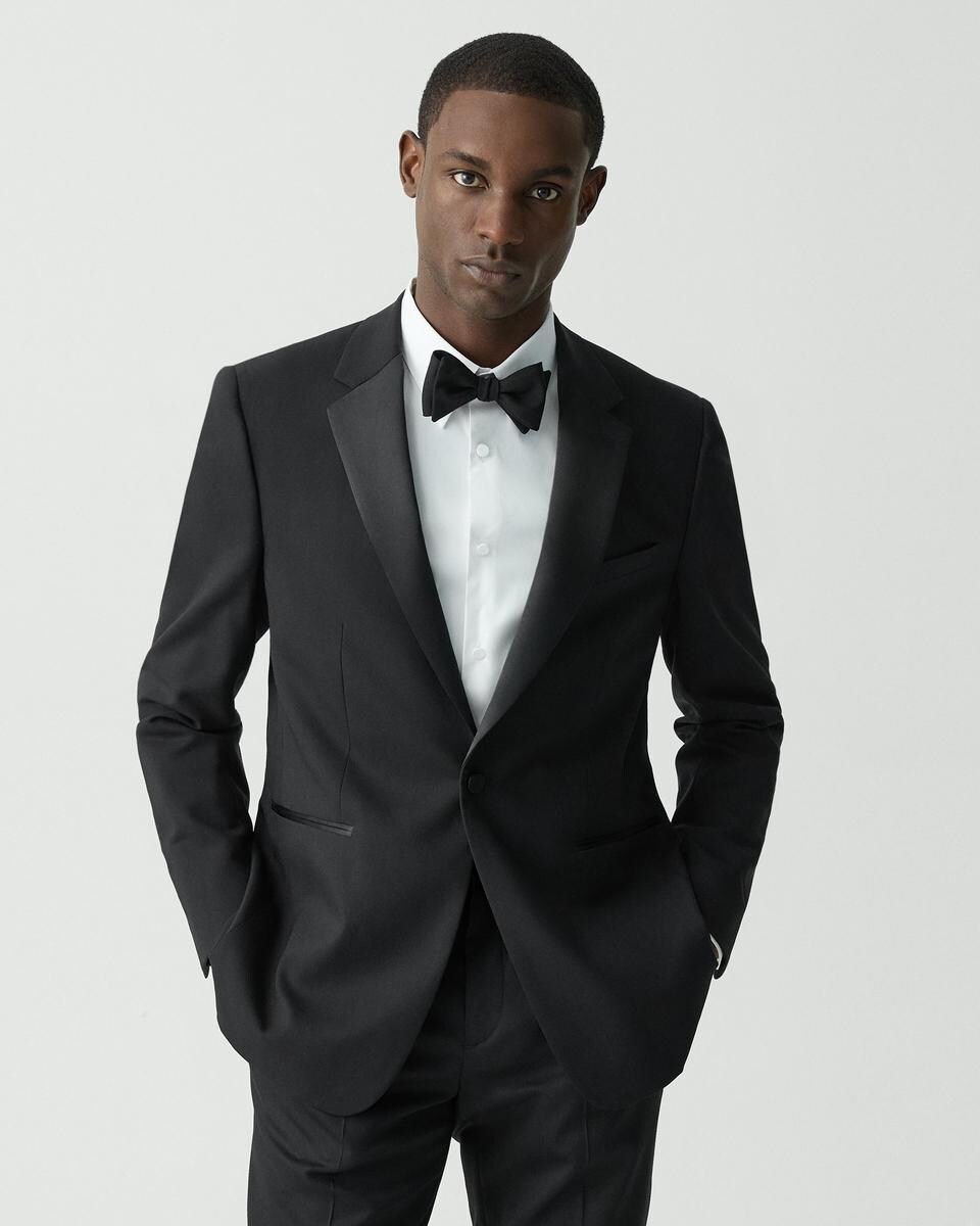Chambers Tuxedo Blazer in Stretch Wool