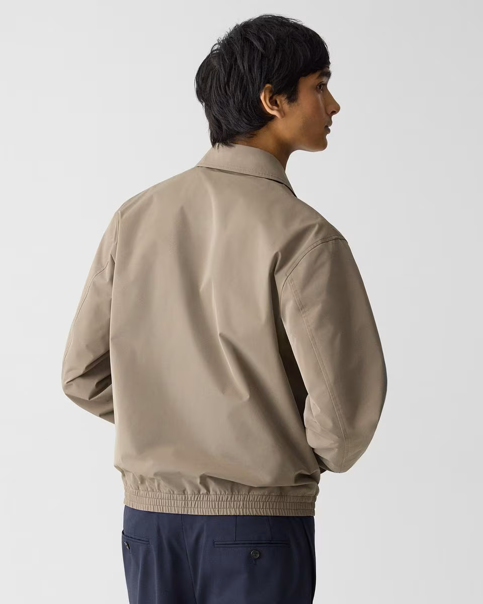 Blouson Zip Jacket in Foundation Twill