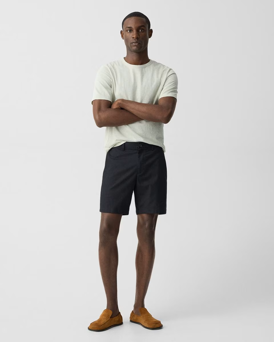 Zaine Short in Stretch Cotton