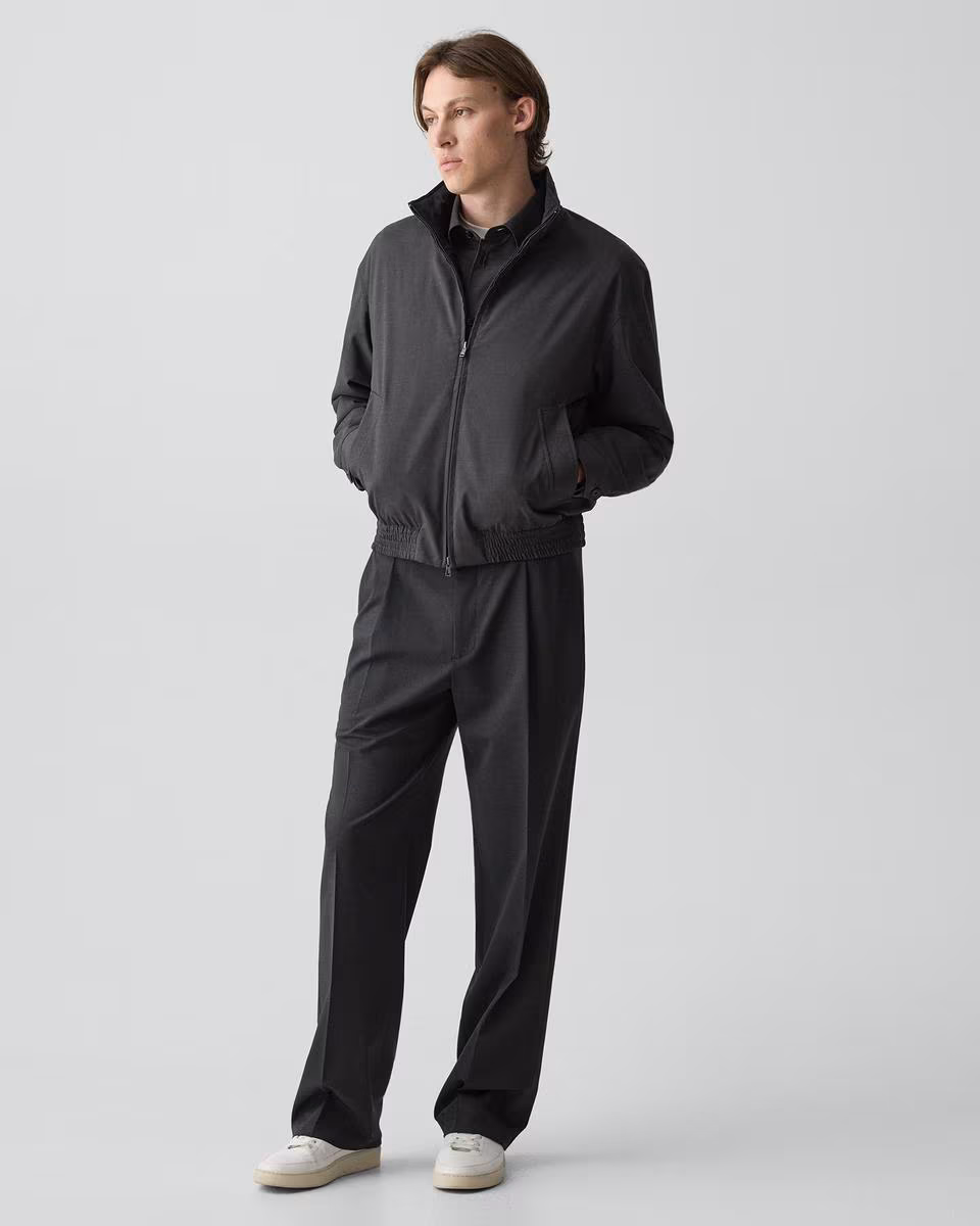 Reversible Jacket in Motion Wool