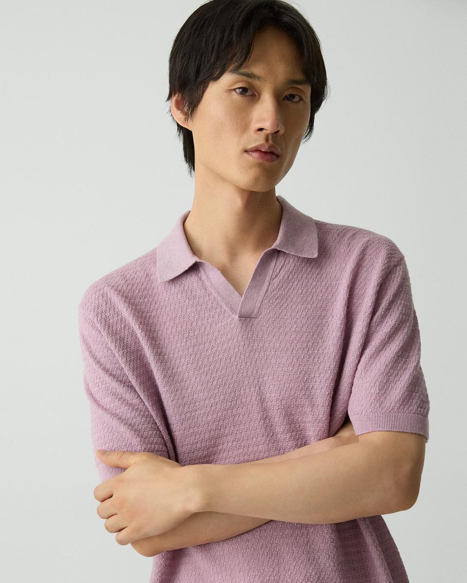 Brenan Polo Shirt in Pacific Linen