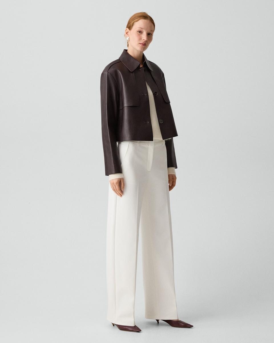 Classic Straight Pant in Smooth Ponte
