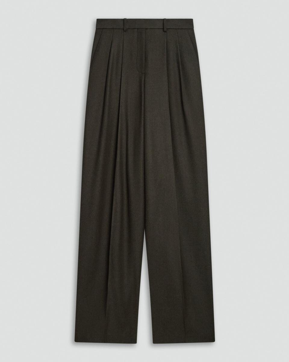 Double Pleat Pant, 29’’ in Sleek Flannel