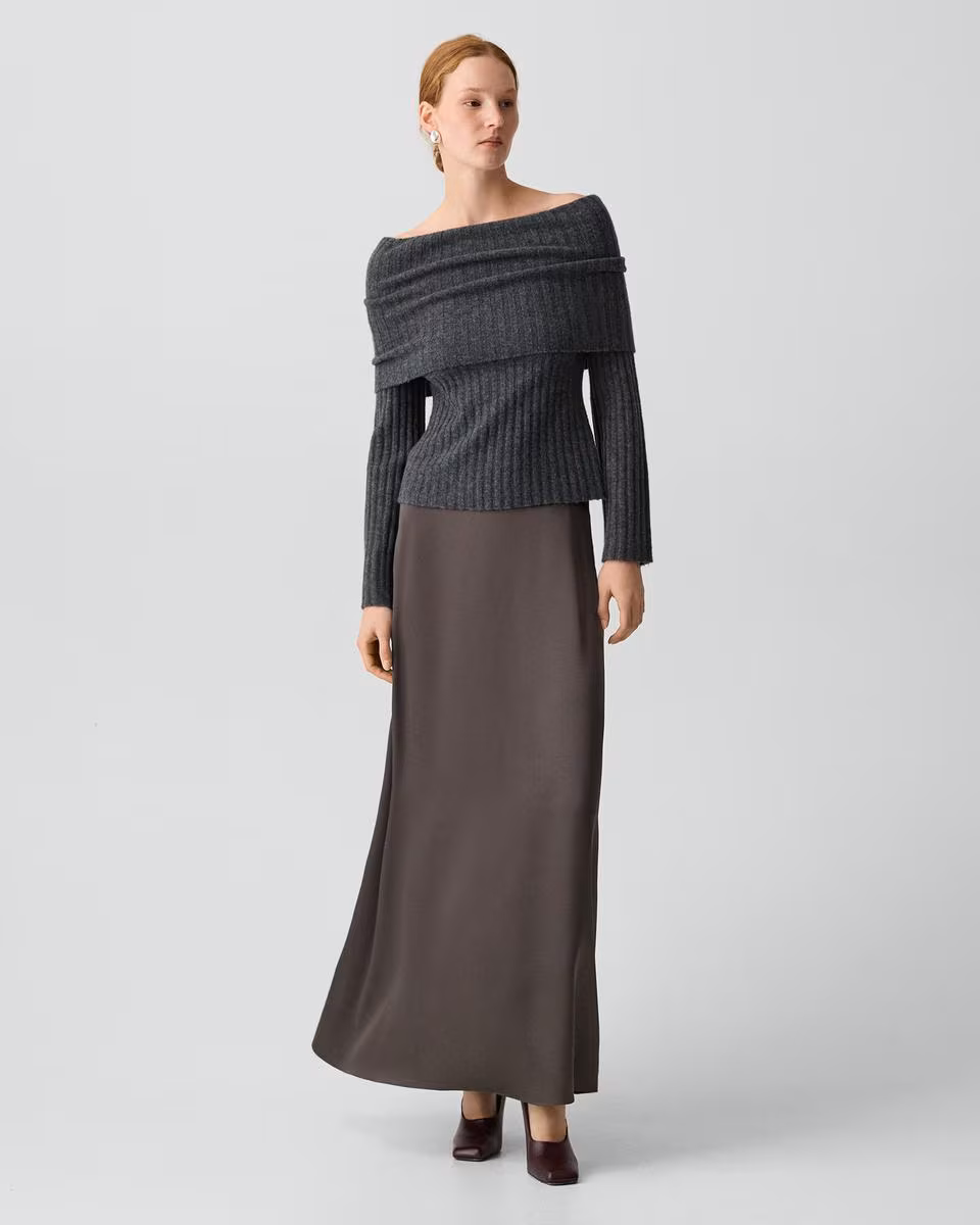 Bell Sleeve Sweater in Astor Wool