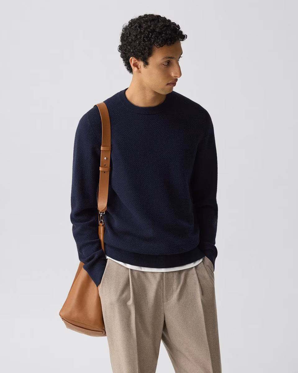 Maden Crewneck Sweater in Merino Wool
