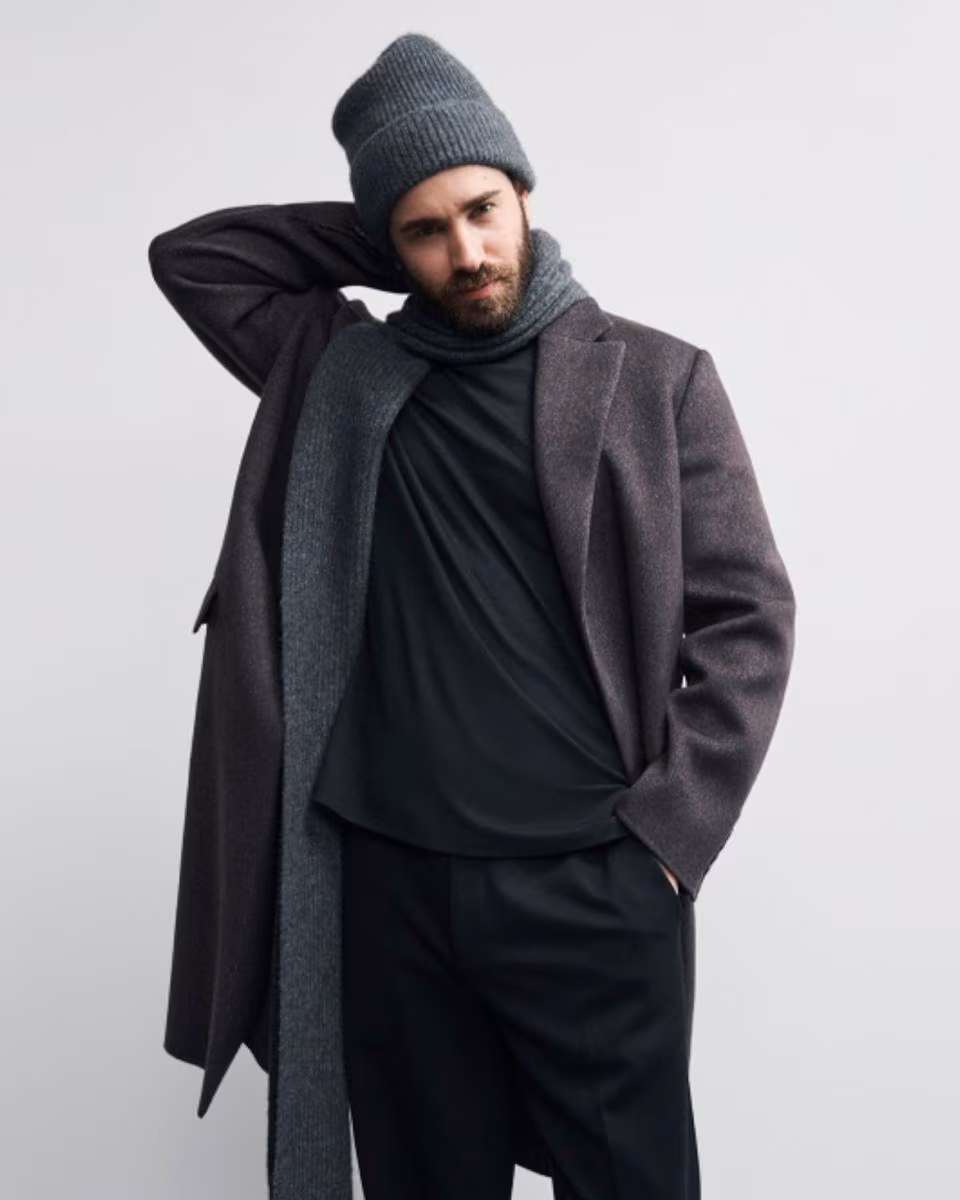 Two-Button Coat in Regal Coat