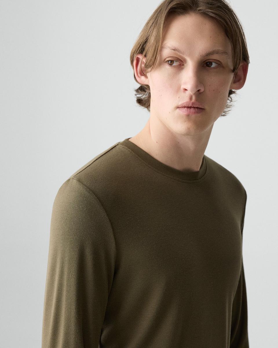 Essential Long-Sleeve Tee in Anemone Modal Jersey