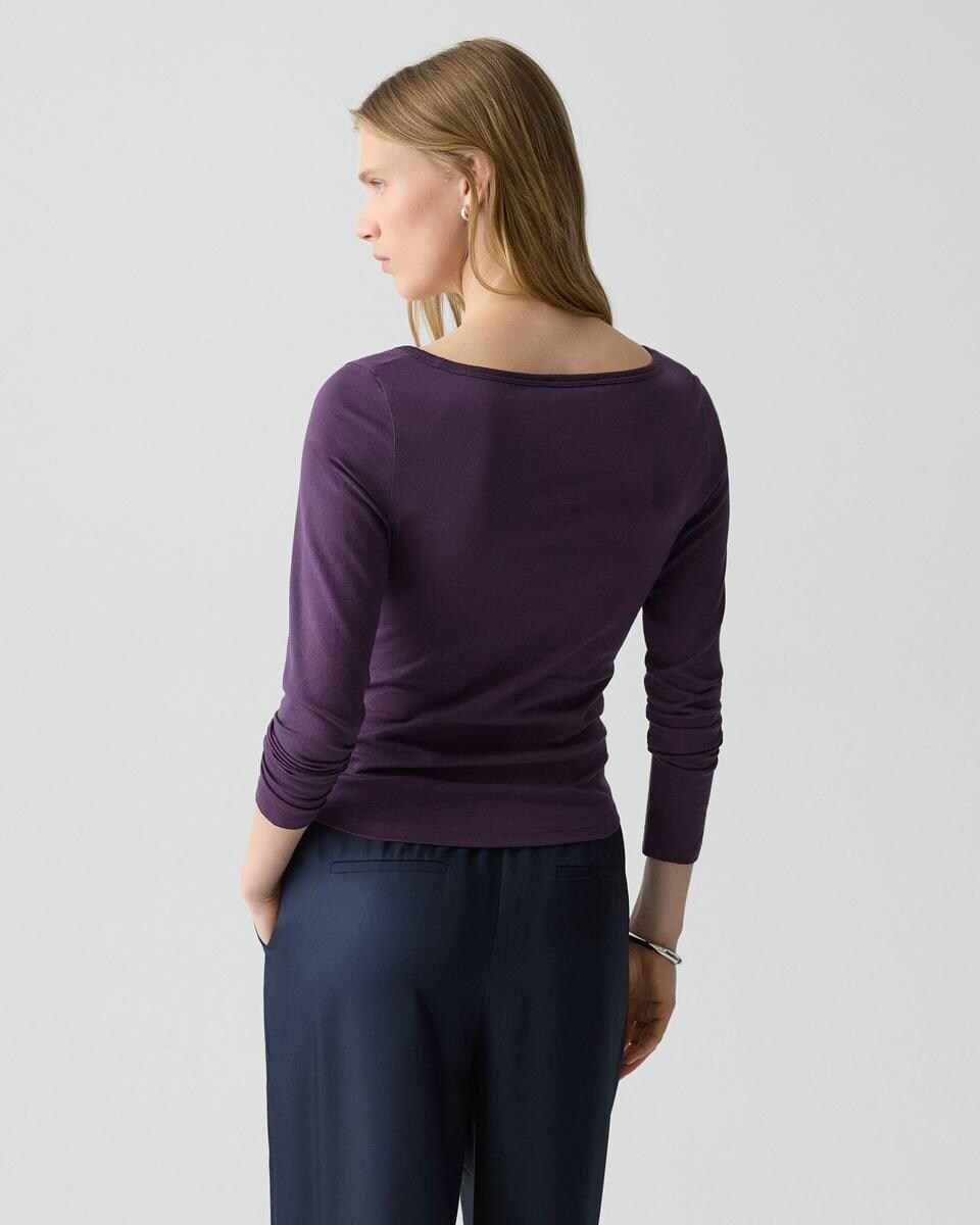 Square Neck Tee in Certified Organic Cotton