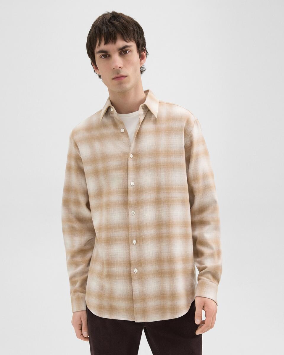 Irving Shirt in Plaid Cotton Flannel