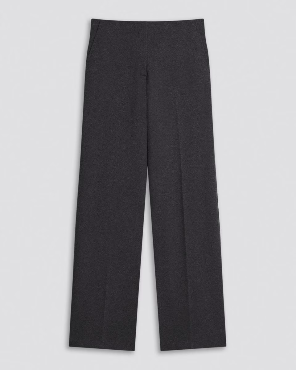 Classic Straight Pant in Knit Ponte