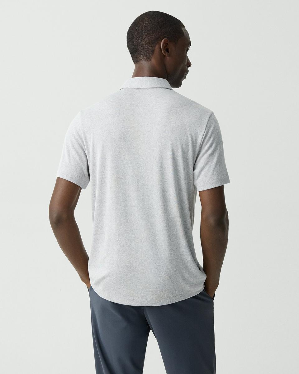 Bron Polo Shirt in Anemone Modal Jersey