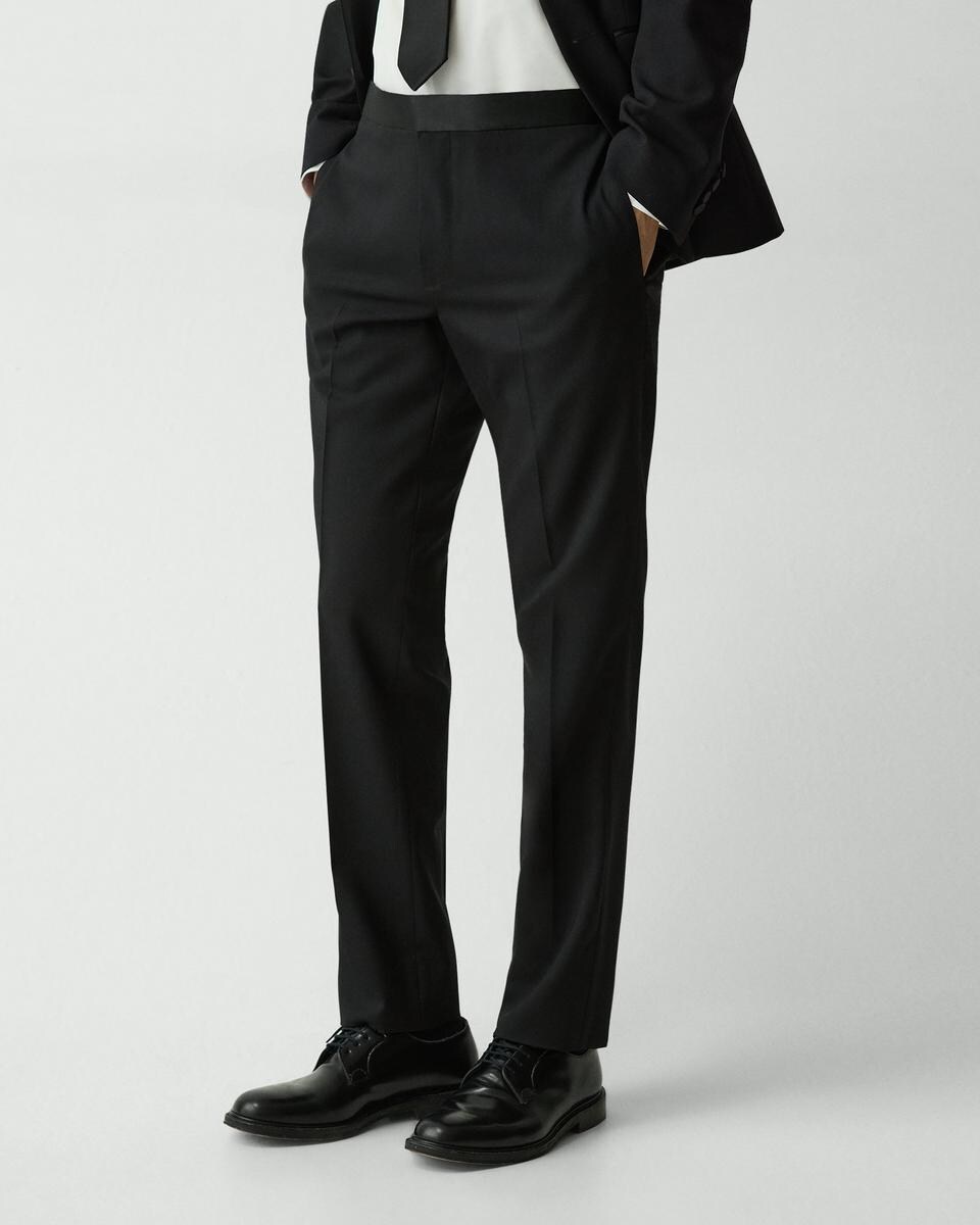 Mayer Tuxedo Pant in Stretch Wool