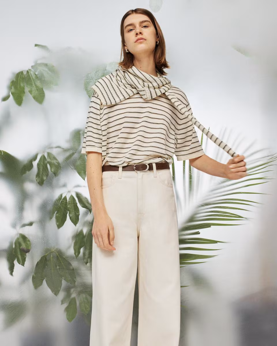 Classic Oblong Belt in Leather