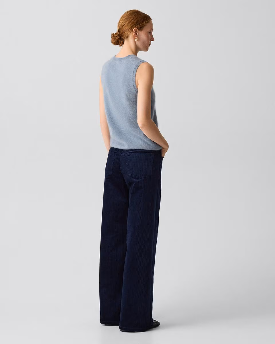 Straight-Leg Five Pocket Pant in Corduroy