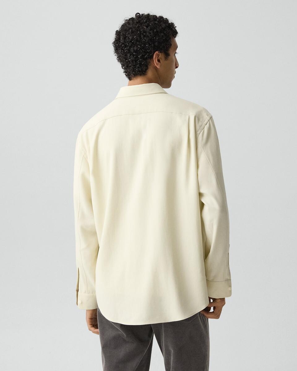 Relaxed Shirt in Leaf Twill