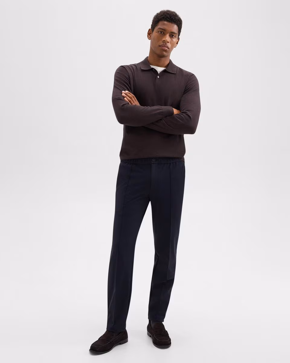 Curtis Drawstring Pant in Precision Ponte