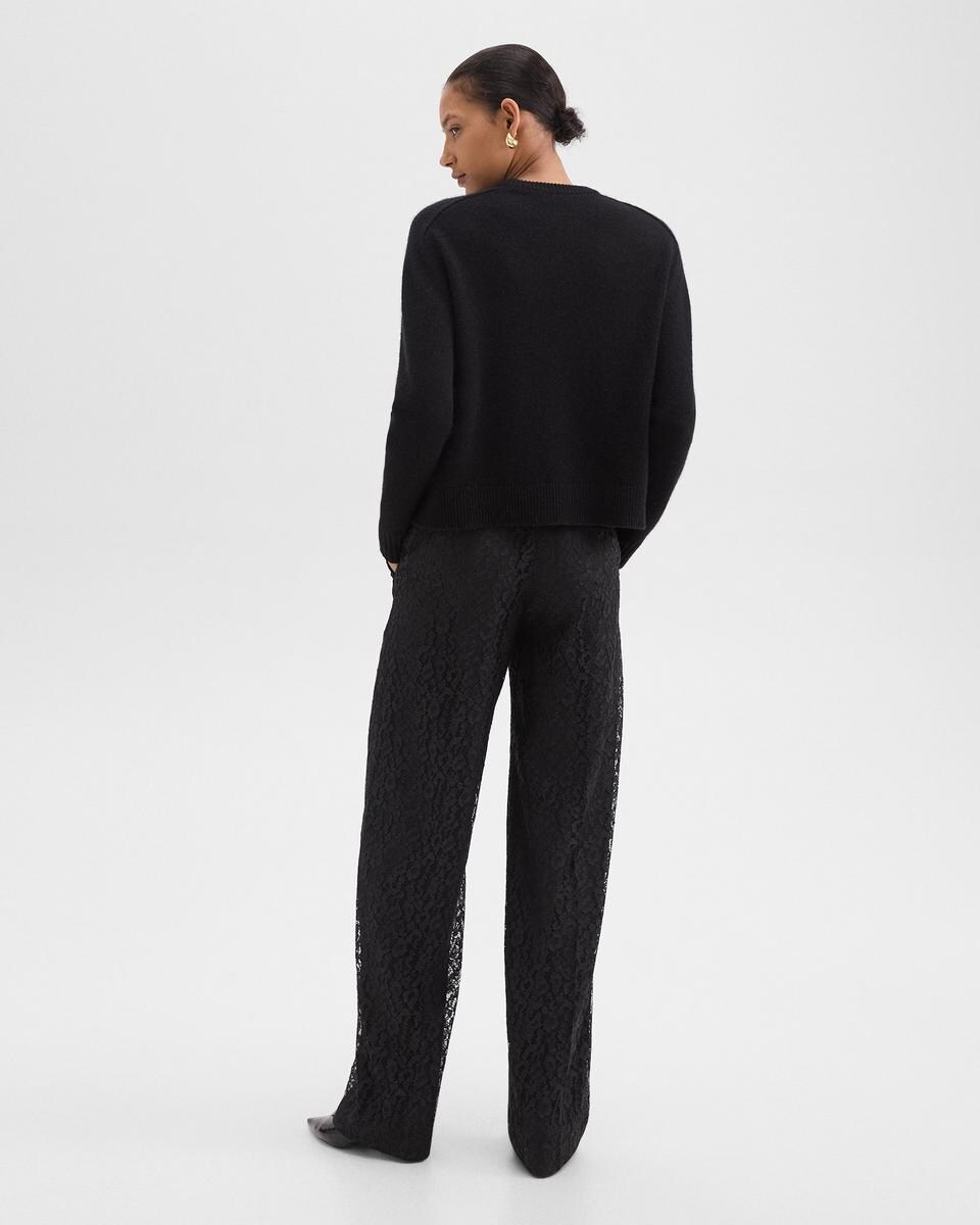 Tailored Pant in Leopard Lace