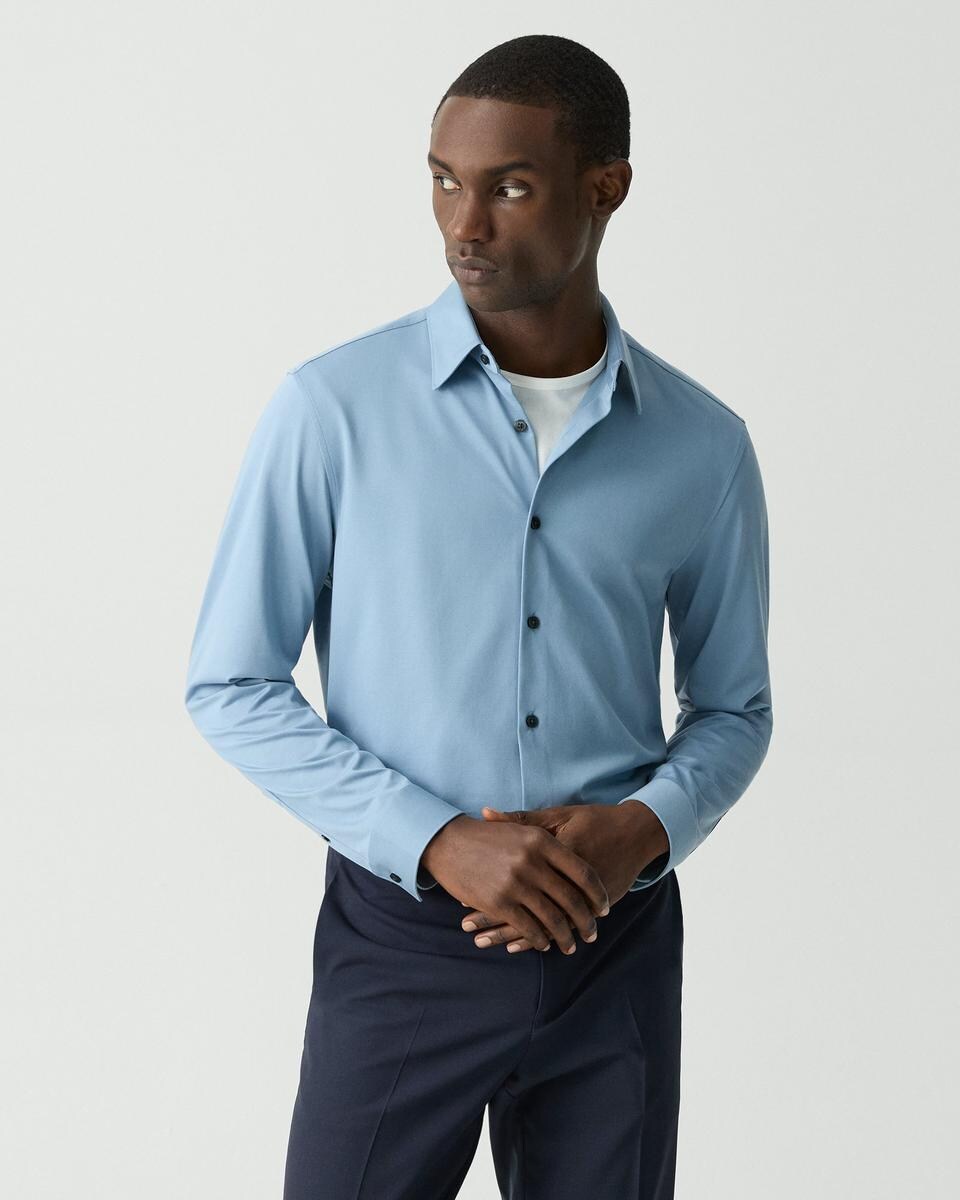 Sylvain Shirt in Structure Knit