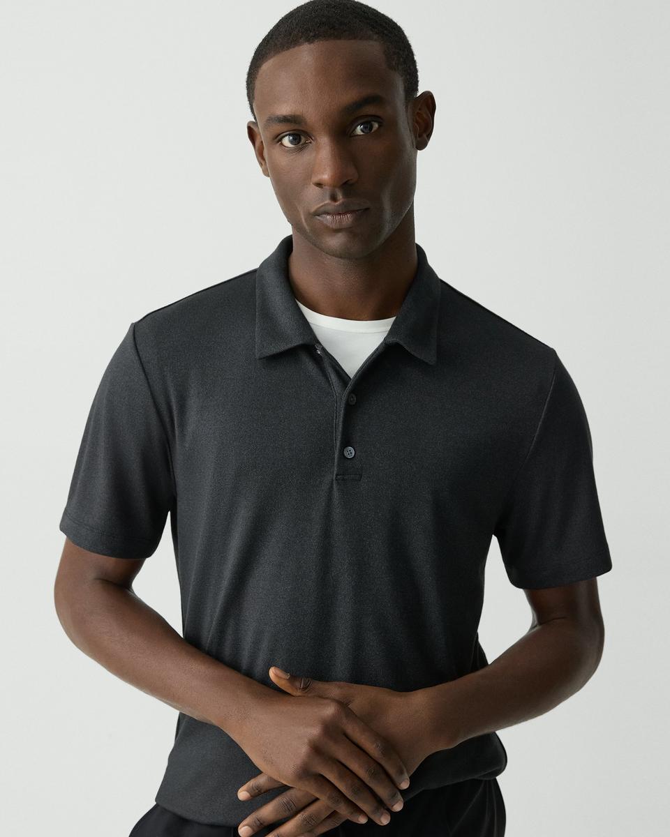 Bron Polo Shirt in Anemone Modal Jersey