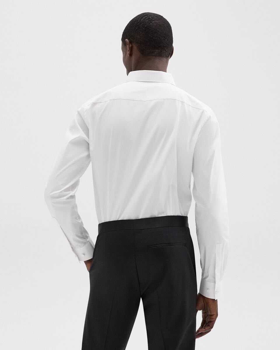 Sylvain Tuxedo Shirt in Stretch Cotton-Blend